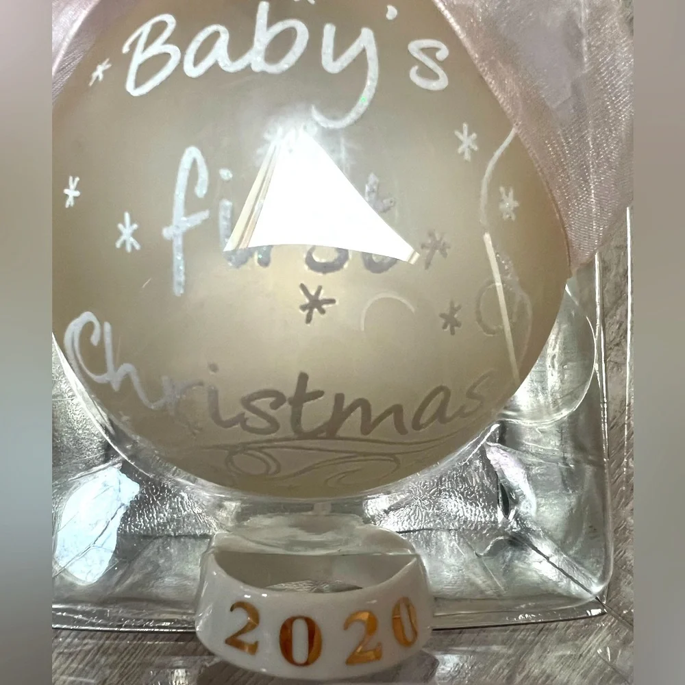 Baby’s first Christmas ornament